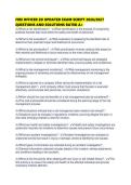 FIRE OFFICER 2D UPDATED EXAM SCRIPT 2026&sol;2027 QUESTIONS AND SOLUTIONS RATED A&plus;