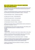BOC LATEST EXAMS ACTUAL 2026&sol;2027 QUESTIONS AND SOLUTIONS RATED A&plus;
