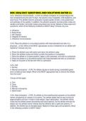 BOC 2026&sol;2027 QUESTIONS AND SOLUTIONS RATED A&plus;