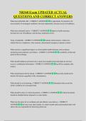 NR360 Exam UPDATED ACTUAL  QUESTIONS AND CORRECT ANSWERS