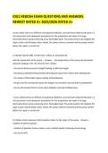 IOG1 NEBOSH EXAM QUESTIONS AND ANSWERS NEWEST RATED A&plus; 2025&sol;2026 RATED A&plus;