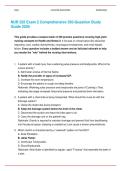 NUR 325 Exam 2 Comprehensive 350-Question Study  Guide 2026