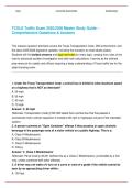 TCOLE Traffic Exam 2025&sol;2026 Master Study Guide &ndash;  Comprehensive Questions & Answers