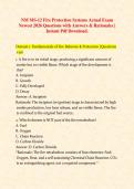NM MS-12 Fire Protection Systems Actual Exam  Newest 2026 Questions with Answers & Rationales &vert;  Instant Pdf Download&period; 