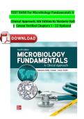 Test Bank for Microbiology Fundamentals&colon; A Clinical Approach&comma; 4th Edition by Marjorie Kelly Cowan &vert; All 22 Chapters Covered &vert; Verified Latest Edition
