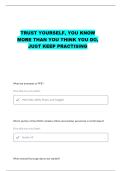 FMF CORE QUESTIONS WITH CORRECT ANSWERS