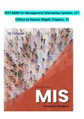 Test bank for mis 11th edition hossein bidgoli