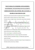 MUSCULOSKELETAL DISORDERS&colon; OSTEOARTHRITIS&comma; OSTEOPOROSIS&comma; AND OSTEOMYELITIS MANAGEMENT &vert; VERIFIED QUESTIONS AND ANSWERS &vert; 100&percnt; ACCURATE&comma; A&plus; GRADED&comma; GUARANTEED SUCCESS&excl;