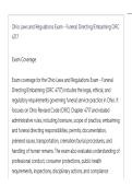 Ohio Laws and Regulations Exam - Funeral Directing&lowbar;Embalming ORC 4717 ACTUAL EXAM LATEST UPDATE THIS YEAR QUESTIONS AN DETAILED ANSWERS&lowbar;compressed