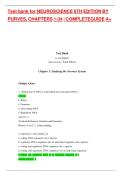 Neuroscience 6th Edition Test Bank&comma; Chapters 1-34 Complete Guide