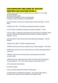 CASE DISPOSITION CORE EXAMS SET 2026&sol;2027 QUESTIONS AND SOLUTIONS RATED A&plus;