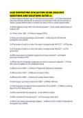 CASE DISPOSITION EVALUATION EXAM 2026&sol;2027 QUESTIONS AND SOLUTIONS RATED A&plus;