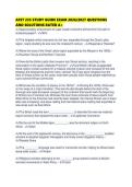 AFST 235 STUDY GUIDE EXAM 2026&sol;2027 QUESTIONS AND SOLUTIONS RATED A&plus;