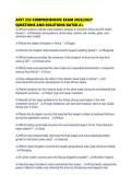 AFST 235 COMPREHENSIVE EXAM 2026&sol;2027 QUESTIONS AND SOLUTIONS RATED A&plus;