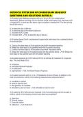 ORTHOTIC FITTER END OF COURSE EXAM 2026&sol;2027 QUESTIONS AND SOLUTIONS RATED A&plus;