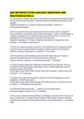 ABC ORTHOTIC FITTER 2026&sol;2027 QUESTIONS AND SOLUTIONS RATED A&plus;
