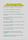 POSC 225 Final Exam UPDATED  QUESTIONS AND CORRECT ANSWERS