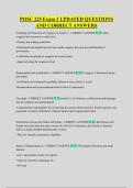 POSC 225 Exam 3 UPDATED QUESTIONS  AND CORRECT ANSWERS