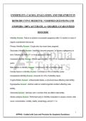 INFERTILITY&colon; CAUSES&comma; EVALUATION&comma; AND TREATMENT IN REPRODUCTIVE MEDICINE &vert; VERIFIED QUESTIONS AND ANSWERS &vert; 100&percnt; ACCURATE&comma; A&plus; GRADED&comma; GUARANTEED SUCCESS&excl;