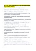 PSYC 331 CORE EXAMS SET 2026&sol;2027 QUESTIONS AND SOLUTIONS RATED A&plus;
