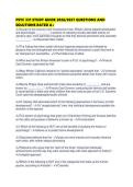 PSYC 331 STUDY GUIDE 2026&sol;2027 QUESTIONS AND SOLUTIONS RATED A&plus;