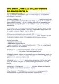 DAVE RAMSEY LATEST EXAM 2026&sol;2027 QUESTIONS AND SOLUTIONS RATED A&plus;