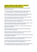 ACEABLE DRIVERS ED CORE EXAMS SET 2026&sol;2027 QUESTIONS AND SOLUTIONS RATED A&plus;