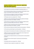 ACEABLE DRIVERS ED EXAM 2026&sol;2027 QUESTIONS AND SOLUTIONS RATED A&plus;
