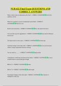 NUR 622 Final Exam QUESTIONS AND  CORRECT ANSWERS