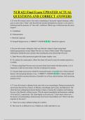NUR 622 Final Exam UPDATED ACTUAL  QUESTIONS AND CORRECT ANSWERS