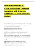 HESI Fundamentals V&period;2  Exam Study Guide &ndash; Practice  Questions with Answers&period;  GRADED A&plus;&period; Latest 2026&sol;2027  Update&period;  