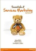 Essentials of Services Marketing &lpar;2nd Edition&rpar; &ndash; Jochen Wirtz &ndash; Complete Test Bank&comma; Chapter-Based Questions and Answers for Exam Preparation