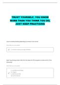 SPORTS PSYCHOLOGY EXAM 2 QUESTIONS WITH CORRECT ANSWERS