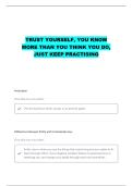 SPORTS PSYCHOLOGY MOTIVATION QUESTIONS WITH CORRECT ANSWERS