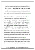 UNDERSTANDING HYPERTENSION&colon; CAUSES&comma; RISKS&comma; AND MANAGEMENT &vert; VERIFIED QUESTIONS AND ANSWERS &vert; 100&percnt; ACCURATE&comma; A&plus; GRADED&comma; GUARANTEED SUCCESS&excl;