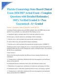 Florida Cosmetology State Board Clinical Exam 2026&sol;2027 Actual Exam - Complete Questions with Detailed Rationales &vert; 100&percnt; Verified Graded A&plus; Pass Guaranteed - A&plus; Graded