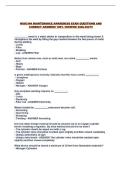 MSSC-M4 MAINTENANCE AWARENESS EXAM QUESTIONS AND CORRECT ANSWERS 100&percnt; VERIFIED 2026-2027&excl;&excl;