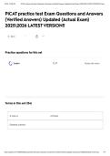 PiCAT practice test Exam Questions and Answers &lpar;Verified Answers&rpar; Updated &lpar;Actual Exam&rpar; 20252026 LATEST VERSION&excl;&excl;