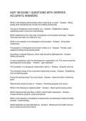 NUR 180 EXAM 1 QUESTIONS WITH VERIFIED ACCURATE ANSWERS
