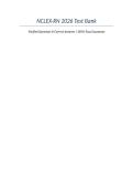 NCLEX-RN 2026 Test Bank with Verified Questions & Answers