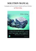 Solution Manual for Cryptography and Network Security&colon; Principles and Practice&comma; 8th edition by William Stallings&comma; Chapter 1-23 &vert; All Chapters