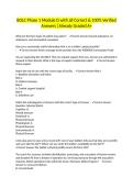BOLC Phase 1 Module D with all Correct & 100&percnt; Verified Answers &vert;Already Graded A&plus;