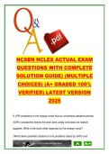 NCLEX Exam 500&plus; Questions & Answers &lpar;2026&rpar; &ndash; Pharmacology&comma; Med-Surg&comma; Pediatrics&comma; Mental Health&comma; Nursing Priorities &lpar;NCLEX-RN&rpar;