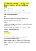 JB Learning EMT CH 7 Practice TEST Exam Questions & Answers &lpar;Grade A&plus;&rpar;&period;docx