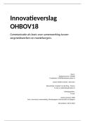 OHBOV18 innovatieverslag&comma; behaald met een 8&excl;