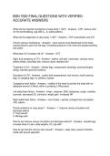 BSN 7000 FINAL QUESTIONS WITH VERIFIED ACCURATE ANSWERS