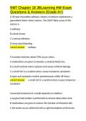 EMT Chapter 18 JBLearning HW Exam Questions & Answers &lpar;Grade A&plus;&rpar;&period;docx