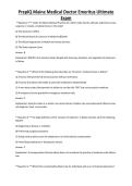 PrepIQ Maine Medical Doctor Emeritus Ultimate Exam 