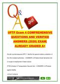 UPTP Exam 4 300&plus; Questions & Answers &lpar;2026&rpar; &ndash; Aviation Security&comma; Federal Law&comma; Crowd Control&comma; WMD Response &lpar;UPTP E4&rpar; &ndash; Law Enforcement