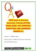 USPS Sales & Services Associate Exam 300&plus; Questions & Answers &lpar;2026&rpar; &ndash; Customer Service&comma; Retail Sales&comma; Mail Classes&comma; Postal Operations &lpar;SSA&rpar; &ndash; United States Postal Service